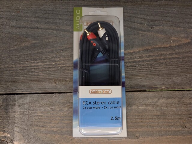 2x RCA male - 2x RCA Male L4223 V