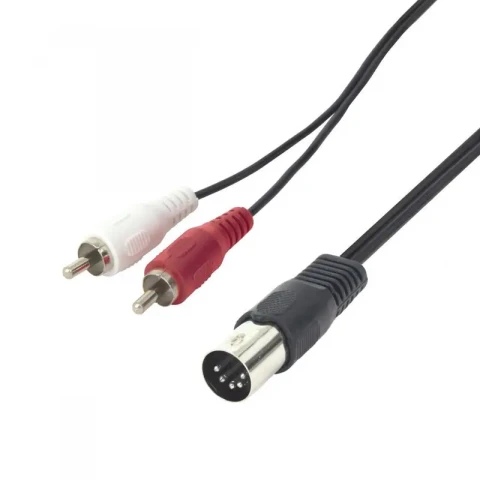 5-DIN - 2x Tulp male P10048