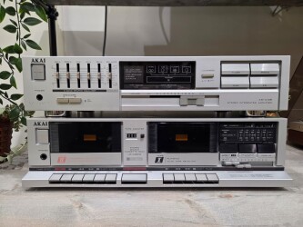 HX-A351W Dubbel Cassettedeck / AM-A102 Stereo Integrated Amplifier 30445-54507 / 11145-03459 1