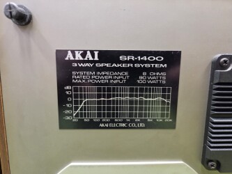 SR-1400 3 weg Speakerset - Refoamed SR1400 2