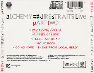 Alchemy - Dire Straits Live 818 243-2 2