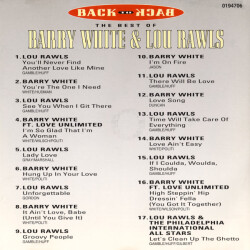 Back To Back - The Best Of Barry White & Lou Rawls 0194706 2