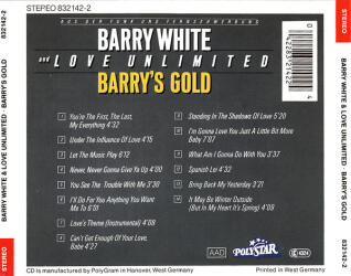 Barry's Gold 832 142-2 2