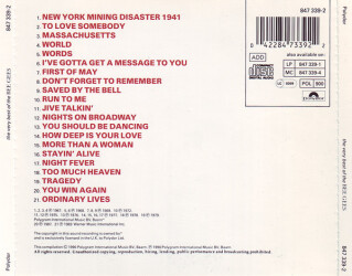 The Very Best Of The Bee Gees 847 339-2 2