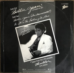 Billie Jean (Extended Re-mix) A 13 3084 2