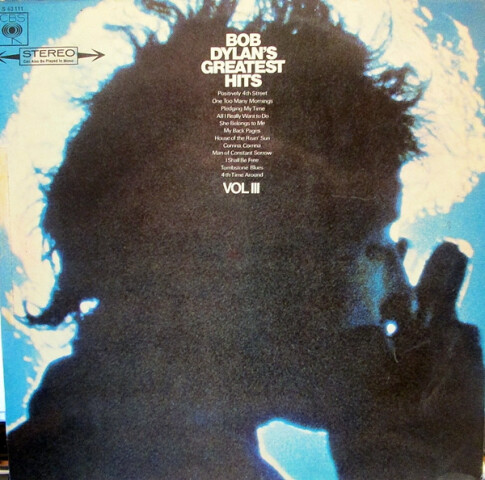Bob Dylan's Greatest Hits Vol III S 63111