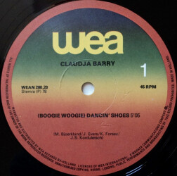 (Boogie Woogie) Dancin' Shoes / Boogie Tonight WEAN 280.20 1