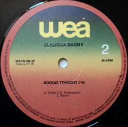 (Boogie Woogie) Dancin' Shoes / Boogie Tonight WEAN 280.20 2