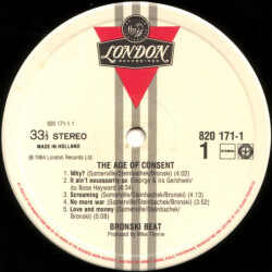 The Age Of Consent 820 171-1 2