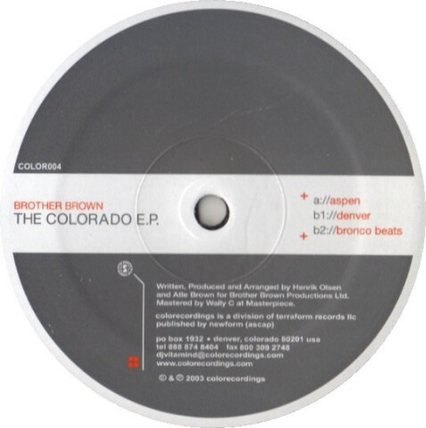 The Colorado E.P. COLOR004