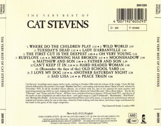 The Very Best Of Cat Stevens 260 529 2