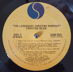 The Legendary Christine Perfect Album SASD-7522 4