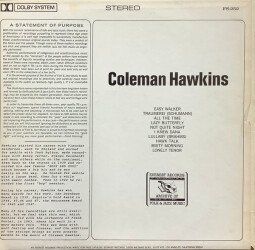 Coleman Hawkins FS-252 2