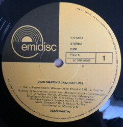 Dean Martin’s Greatest Hits F 555 2
