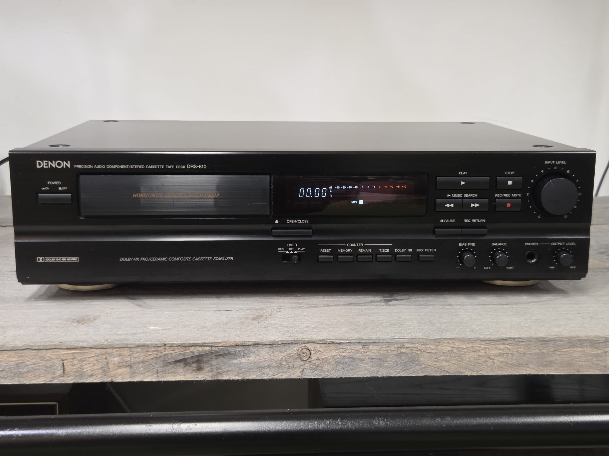 Denon DRS-610 Stereo Cassette Tape Deck - Throwback-HiFi