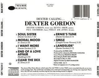 Dexter Calling . . . CDP 7 46544 2 2