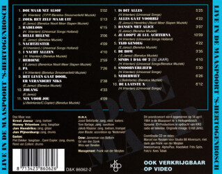 Het Afscheidsconcert (Live In De Maaspoort 'S-Hertogenbosch) D&K 86062-2 2