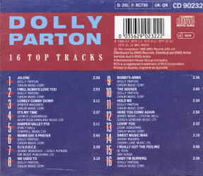 16 Top Tracks CD 90232 2