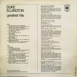 Duke Ellington's Greatest Hits 52529 2