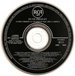 Elvis As Recorded At Madison Square Garden ND90663 3