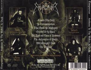 Anthems To The Welkin At Dusk Candle023CD 2