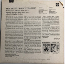 The Everly Brothers Sing WS 1708 2