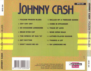 Folsom Prison Blues  SPCD 334 3