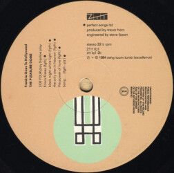 Welcome To The Pleasuredome ZTT IQ1 5