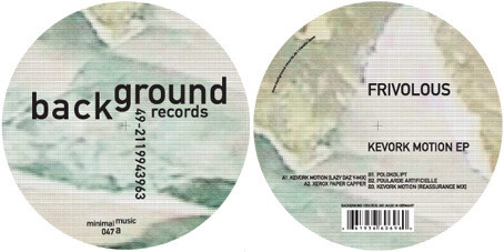 Kevork Motion EP BACKGROUND RECORDS 047