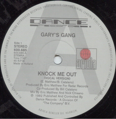 Knock Me Out 600.685-A