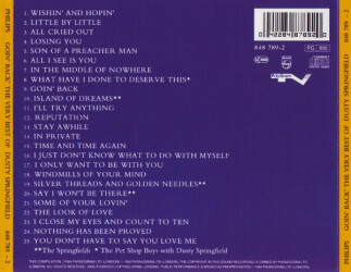 Goin' Back - The Very Best Of Dusty Springfield (1962 - 1994) 848 789-2 2