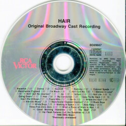 Hair - The Original Broadway Cast Recording BD89667 3