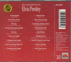 Het Mooiste Van Elvis Presley PD74595 2