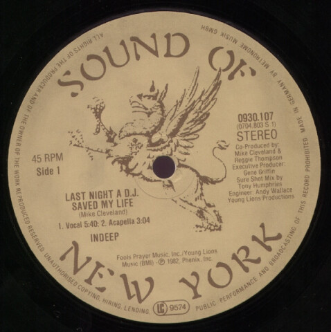 Last Night A D.J. Saved My Life 0930.107