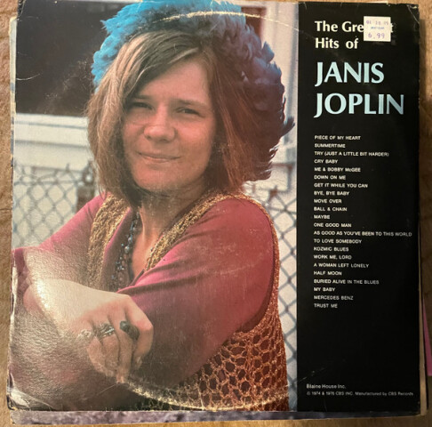 The Greatest Hits Of Janis Joplin BS 13792