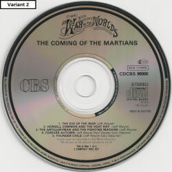 Jeff Wayne's Musical Version Of The War Of The Worlds CDCBS 96000 3