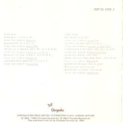 M.U. - The Best Of Jethro Tull CDP 32 1078 2 2