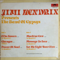 Presents The Band Of Gypsys D 117/8 2