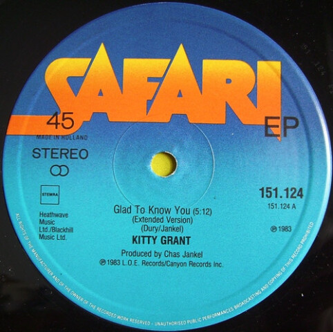 Glad To Know You 151.124