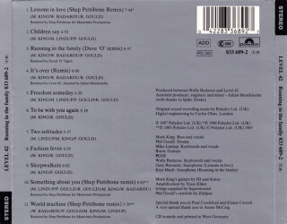 Running In The Family (Platinum Edition) 833 689-2 2