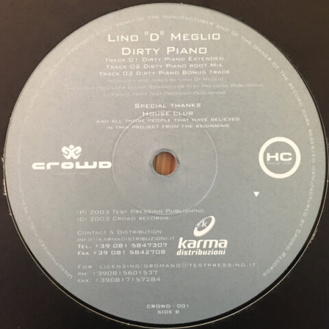 Dirty Piano CROWD-001
