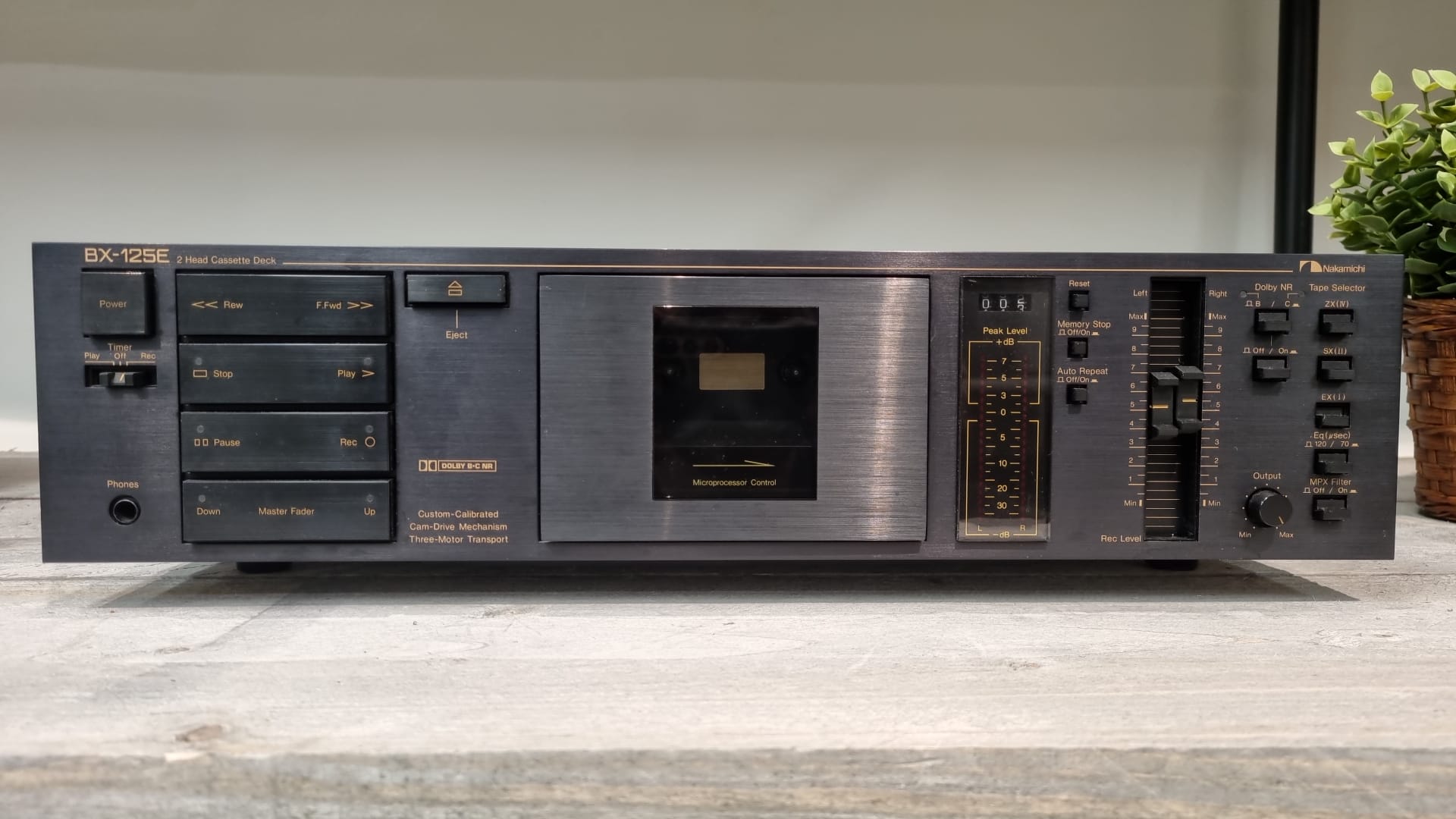 Nakamichi BX-125E 2 Head Cassettedeck - Throwback-HiFi