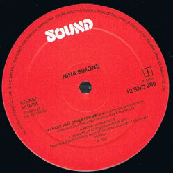 My Baby Just Cares For Me (Special Extended Smootchtime Version) 12 SND 200 2