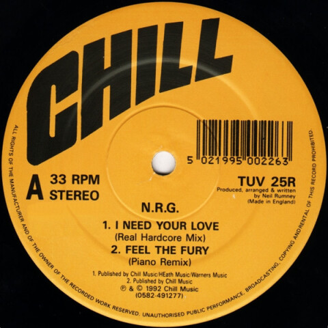 Feel The Fury Remix EP TUV 25R