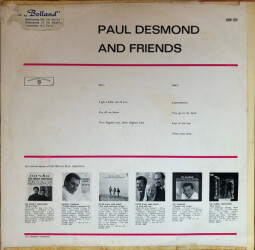 Paul Desmond And Friends HJW 109 2
