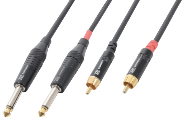 2x 6.3 Mono - 2x RCA Male CX74