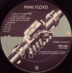 Wish You Were Here CBS 80955 4