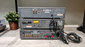 HiFi Set - Double Cassettedeck T-J7 - CD Tuner FD-J7 - Amplifier A-J7 KK8403815/KD5403280/KD9400734 2