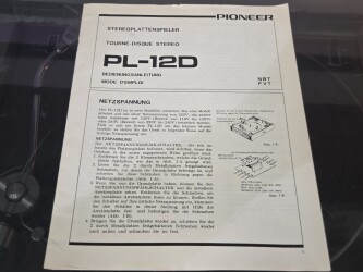 PL-12D Belt Drive Platenspeler 223390 5