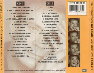 Vallen En Opstaan - 30 Jaar Hits 0777 7 80305 2 2 2